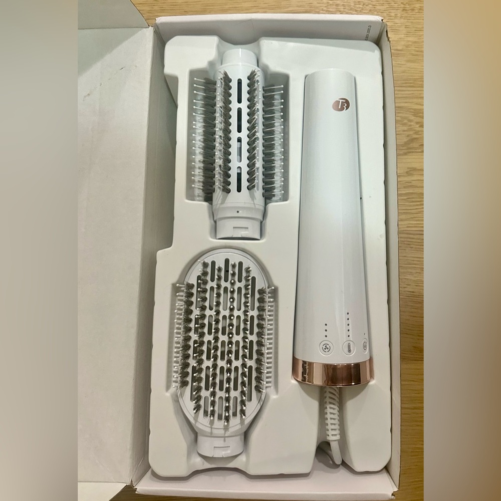 T3 White and Rose Gold Hair Styling Tool Set